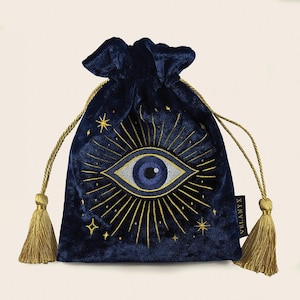 The Watcher Velvet Pouch