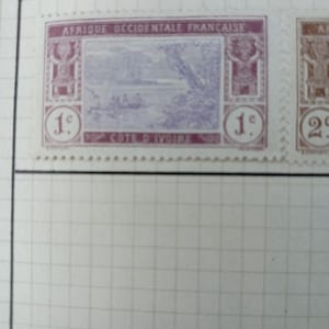 Ivory Coast stamps 1913-1917