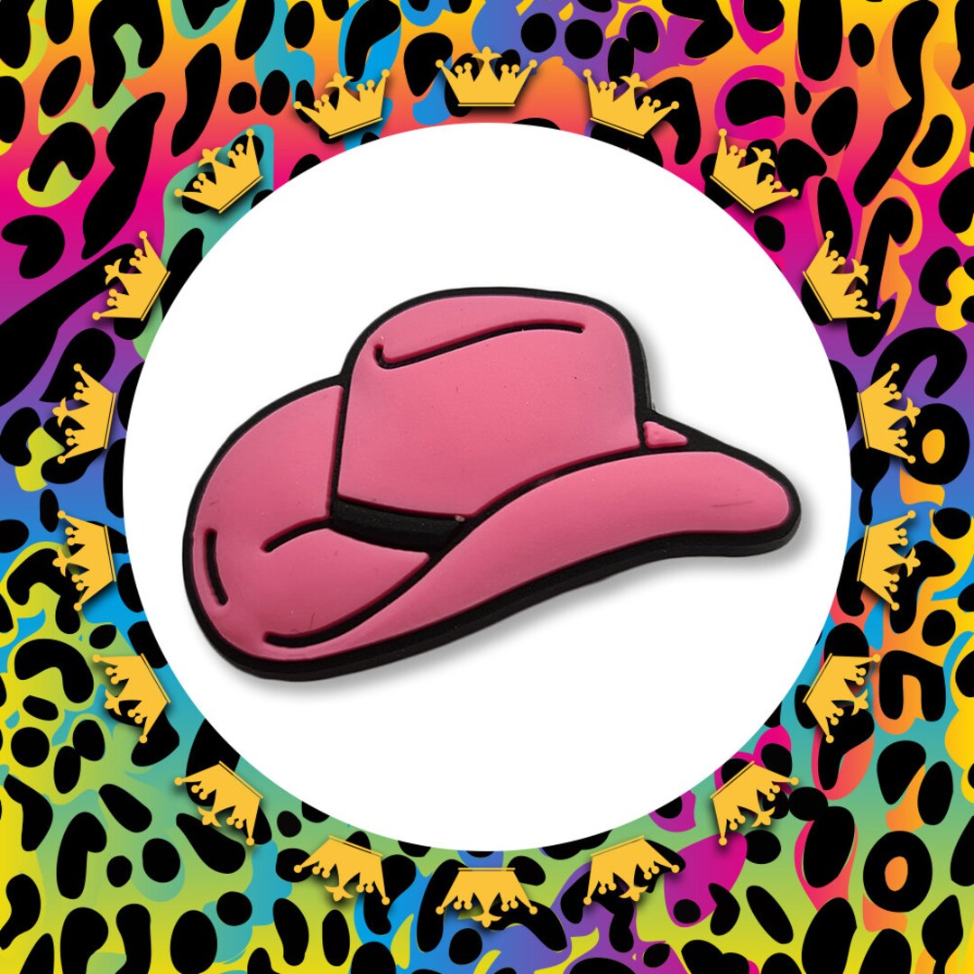 SUPER CUTE Pink Cowboy Hat - Horse Riding Charm to Fit Crocs/clogs - Etsy