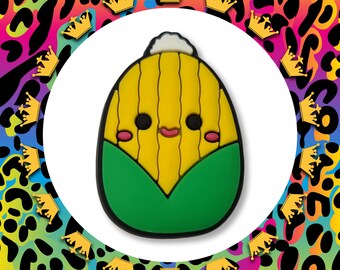 Super Cute Chunky Corn On The Cob Charm To Fit Crocs/Clogs - Food - Farm