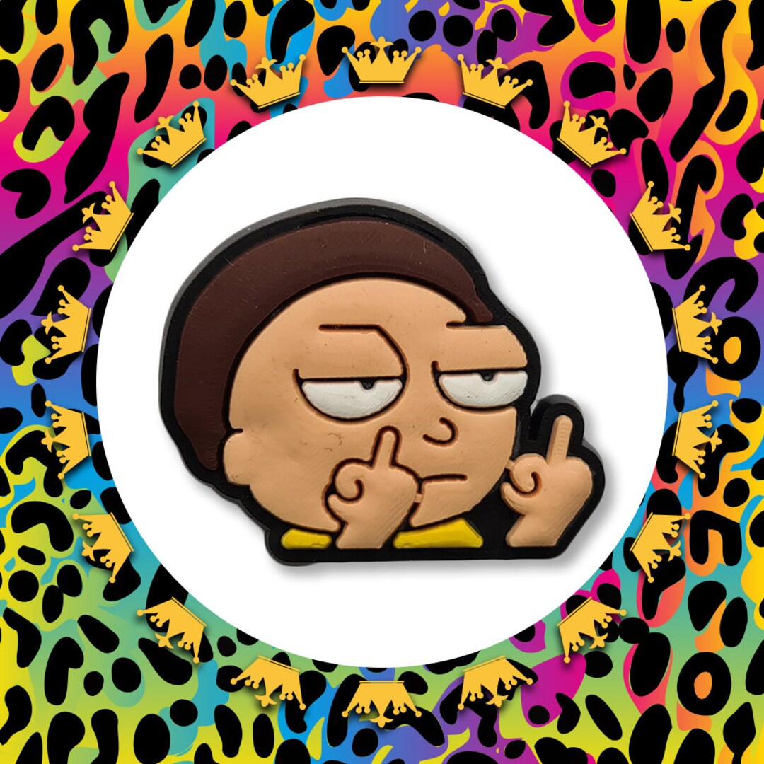 CARTOON Rick & Morty Croc Charm Decoration CUTE 3D Etsy UK