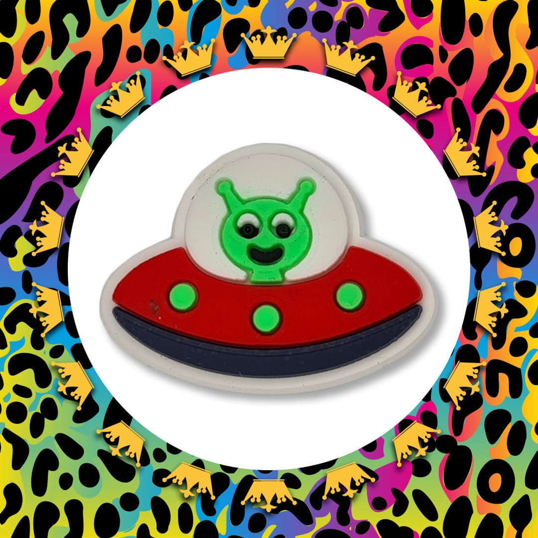 3D Alien UFO Spaceship Croc Charm - Etsy UK
