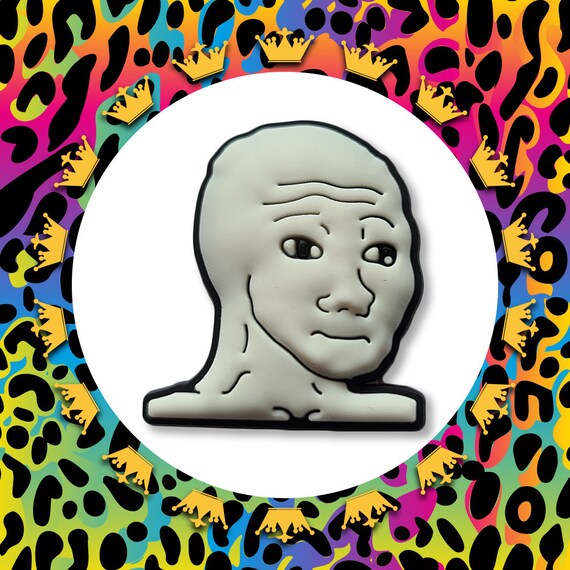 Wojak Feels Guy Meme Charm to Fit Crocs/clogs Funny Crypto