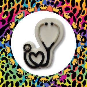 Stethoscope Croc Charm: Nurse/Doctor Shoe Clog Decoration
