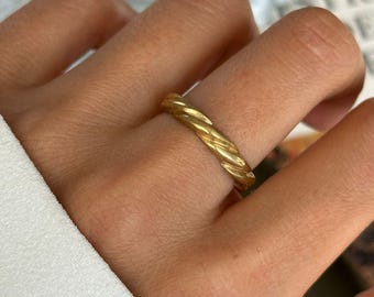 Bague tendance, grosse bague, bague tribale, bague bohème, bague en or, bague bijoux bohème, bagues aztèques boho, bague hippie, grande bague, bague en laiton