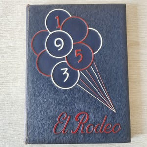 Merced Union High School El Rodeo 1953 Yearbook Vintage Collectible