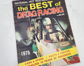 The Best Of Drag Racing 1975 NHRA Annual Pictorial Yearbook Program Funnycar