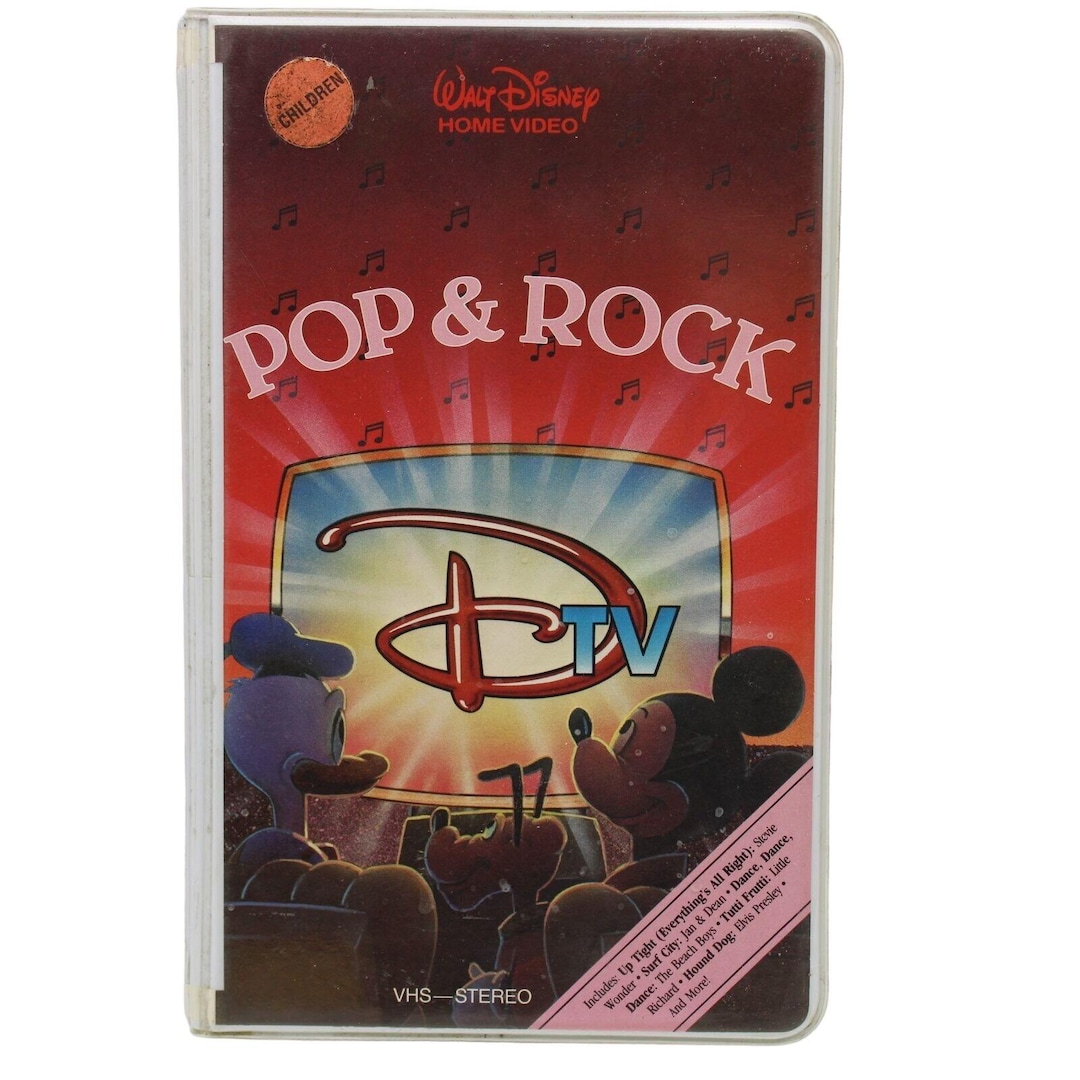 Walt Disney Studios Home Video DTV Pop & Rock VHS 1994 Clamshell Music ...