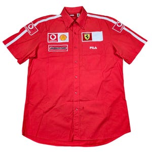 Fila Ferrari Shirt - Etsy