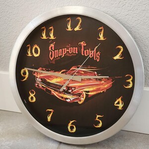 Vintage Snap on Clock - Etsy