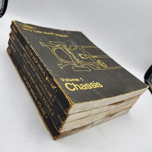 Set Of 4 Ford 1973 Car Shop Manuals Volumes 1 Chassis 2 Engine 3 Electrical 4 Body