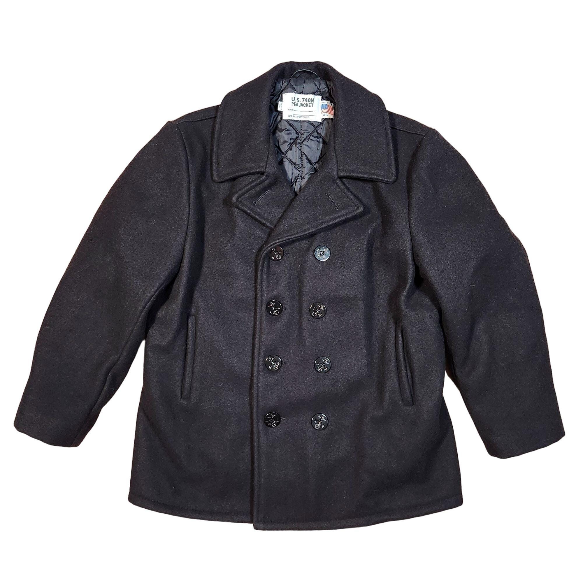 Schott Pea Coat 740n - Etsy