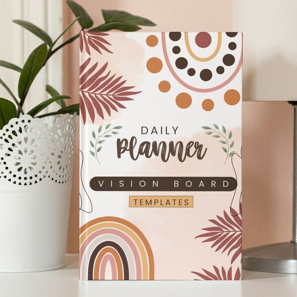 Daily Planner, Vision Board Template. Vision Board Printables. Digital Vision board. Self-Care Worksheet. Chore chart. PDF, The daily Wire.