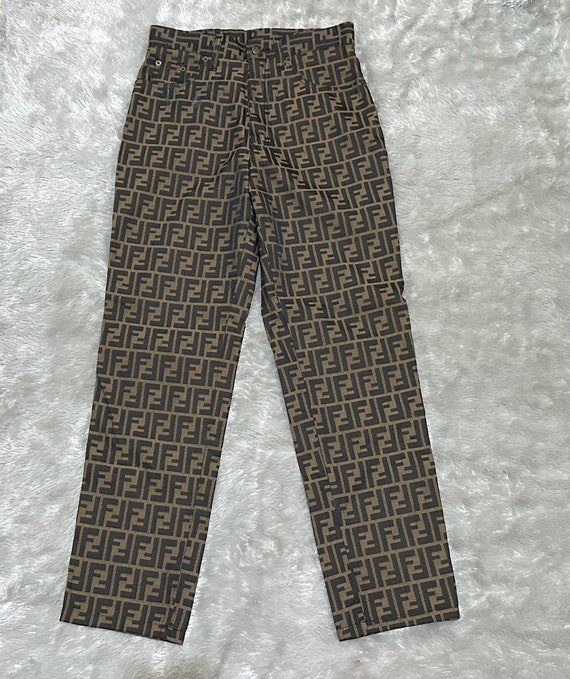 FENDI ZUCCA Monogram Trouser pants Size 30 Made i… - image 2