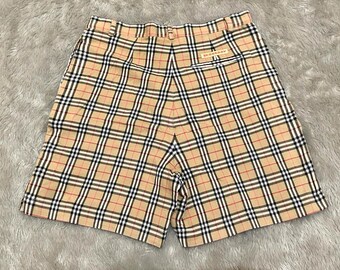 BURBERRY London Nova check Pantaloni corti taglia 29-30 - Pantaloni da donna