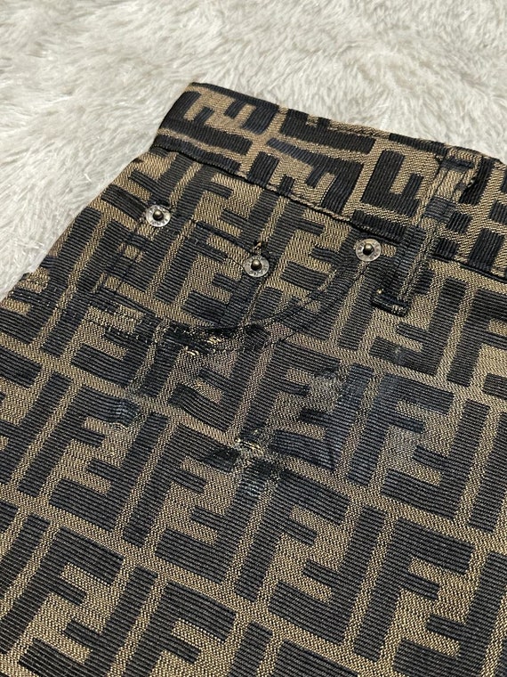 FENDI ZUCCA Monogram Trouser pants Size 30 Made i… - image 10