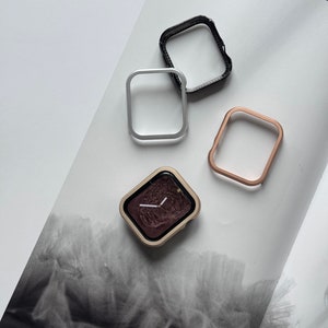 Apple Watch Case Aluminium Apple Watch Bumper Apple Watch Cover Argent Or Noir Or Rose 38 40 41 42 44 45 49 MM Série 3 4 5 6 7 8 9 image 3