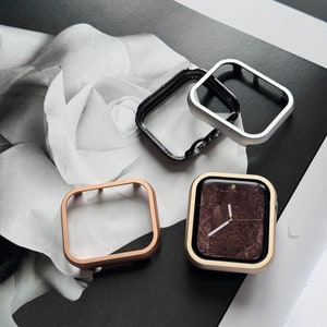 Apple Watch Case Aluminium Apple Watch Bumper Apple Watch Cover Silber Gold Schwarz Rose Gold 38 40 41 42 44 45 49 MM Series 3 4 5 6 7 8 9 Bild 6