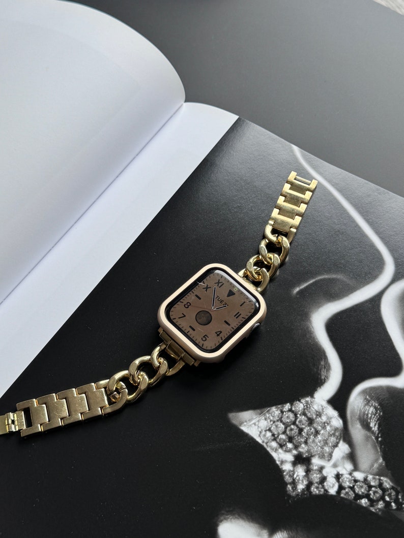 Apple Watch Case Aluminium Apple Watch Bumper Apple Watch Cover Silber Gold Schwarz Rose Gold 38 40 41 42 44 45 49 MM Series 3 4 5 6 7 8 9 Bild 9