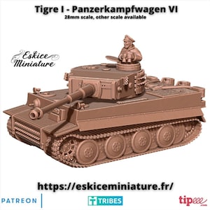 WW2 German Panzer VI - Tigre 1 Tank Set