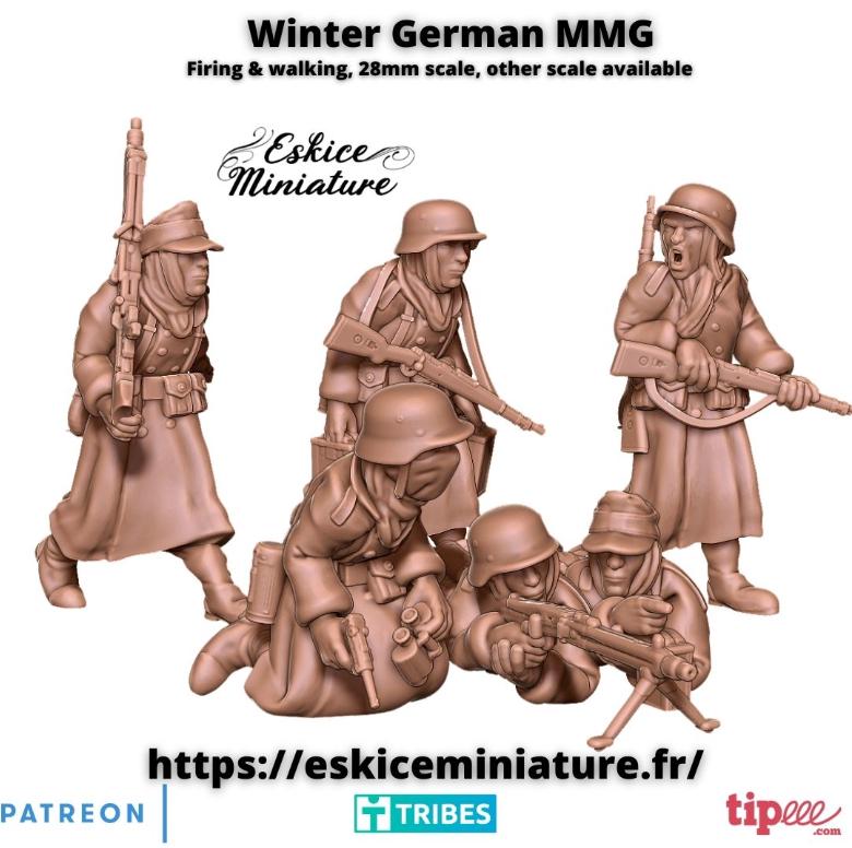 第二次世界大戦ドイツMMGチーム冬季セット - Etsy 日本