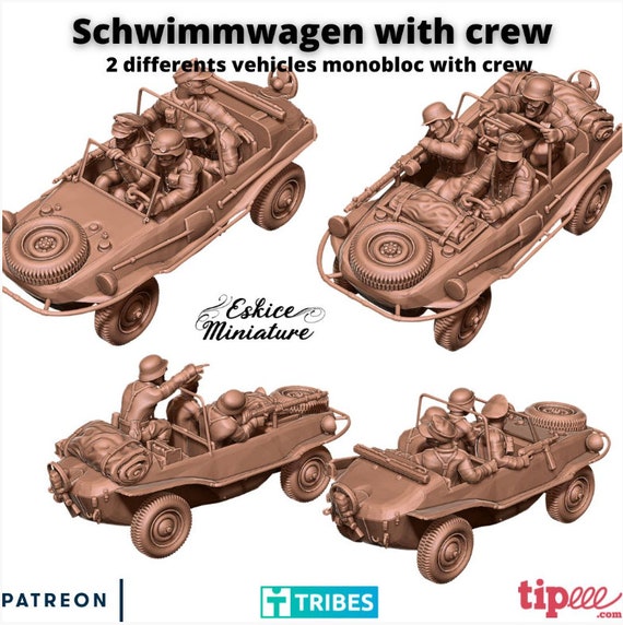 第二次世界大戦のドイツ製シュビムワーゲンセット - Etsy 日本