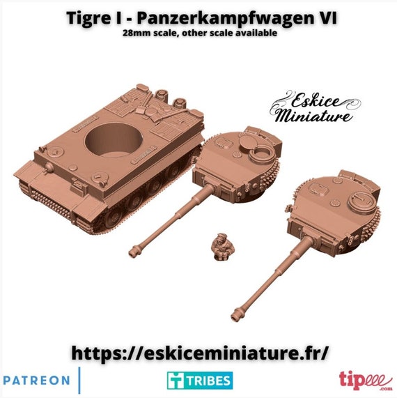 MAQUETTE NICHIMO PANZERKAMPFWAGEN Vi Tiger I EUR 5,00 - FR