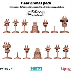 32mm T&#39;Aar Drones Set