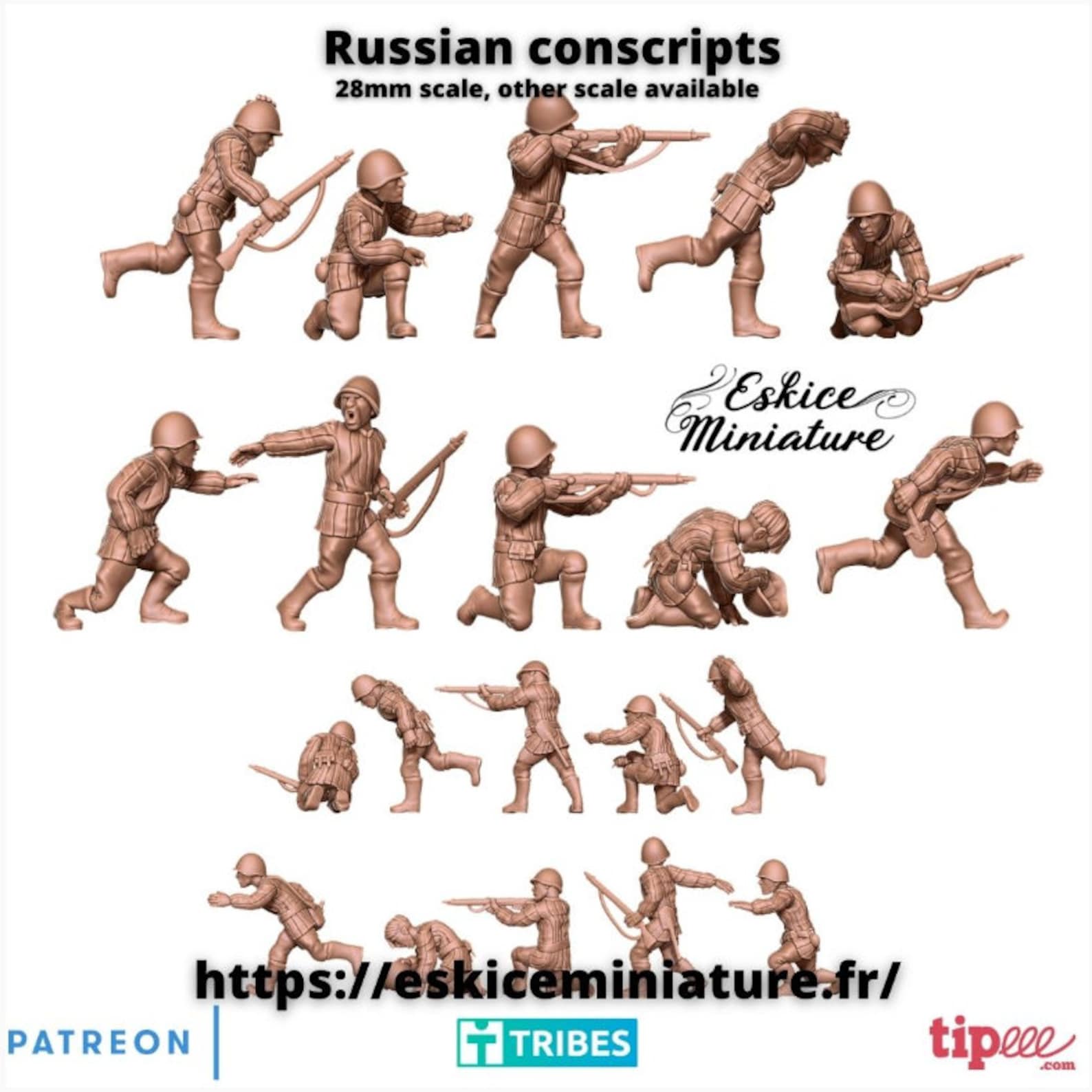 WW2 Russian Conscripts Set - Etsy