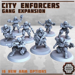 28mm City Watch Enforcers - Gang Expansion (Heroic Scale)