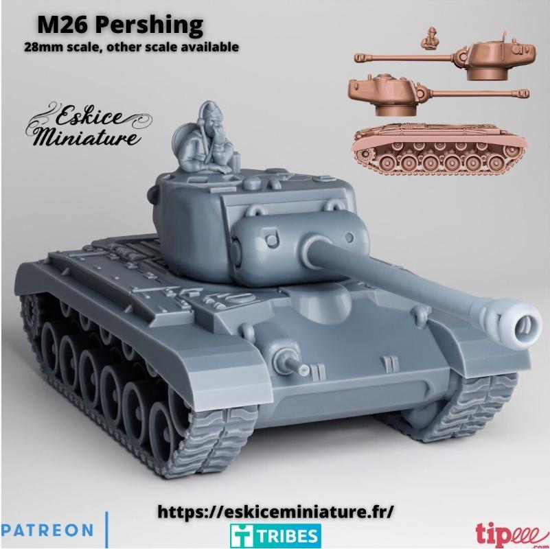 第二次世界大戦のアメリカM26パーシング戦車 - Etsy 日本