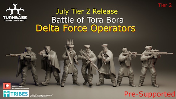 1/6 デルタフォース　トラボラの戦い Battle of Tora Bora: Delta Force Operators Set - Etsy
