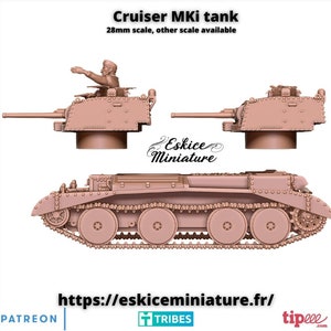 WW2 British Cruiser MkI-tankset