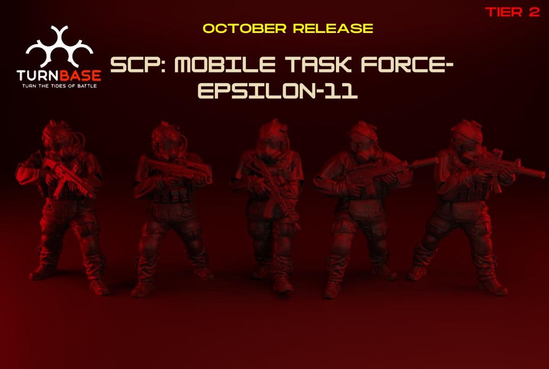 SCP Mobile Task Force - Epsilon 11 Set - Etsy