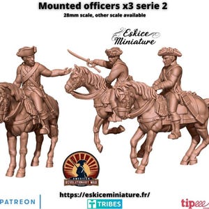 American Revolution Mounted Officers - Series 2