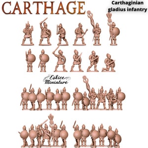 Ancient Carthaginian Gladius Infantry Set