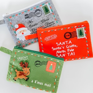 Weihnachts-Filz-Etui/ Geldbörse/ Geldgeschenke schön verpackt!