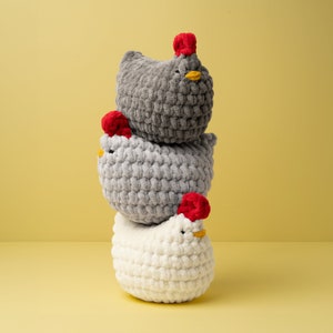 Crochet Chicken Pattern / Medium