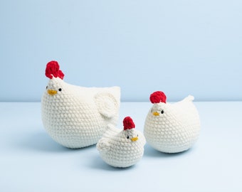 Ultimate Chicken Crochet Pattern Collection / Small, Medium, Large Patterns Bundle