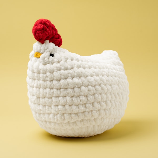 Large Chicken Crochet Pattern / Instant Download