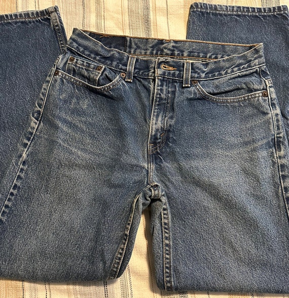 Levis 505 faded Mom jeans
