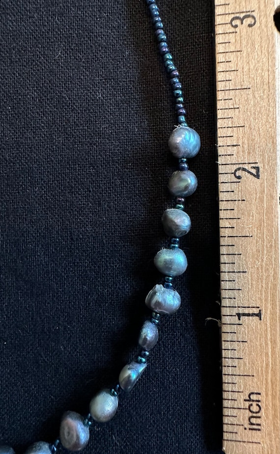 Dainty freshwater pearl and beaded necklace