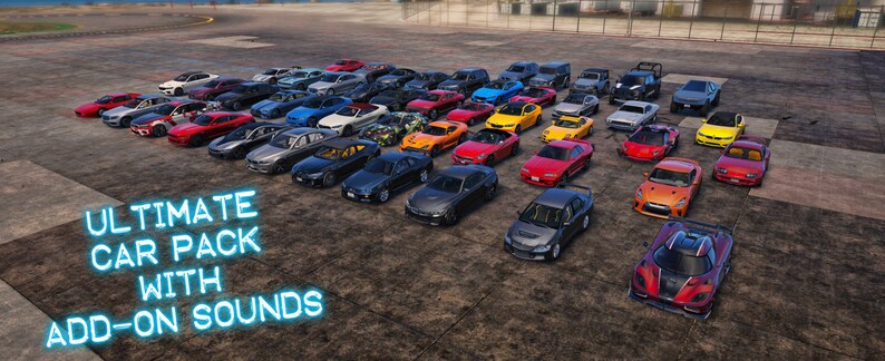 Fivem Ultimate Car Pack With Add-on Engine Sounds - Etsy Australia