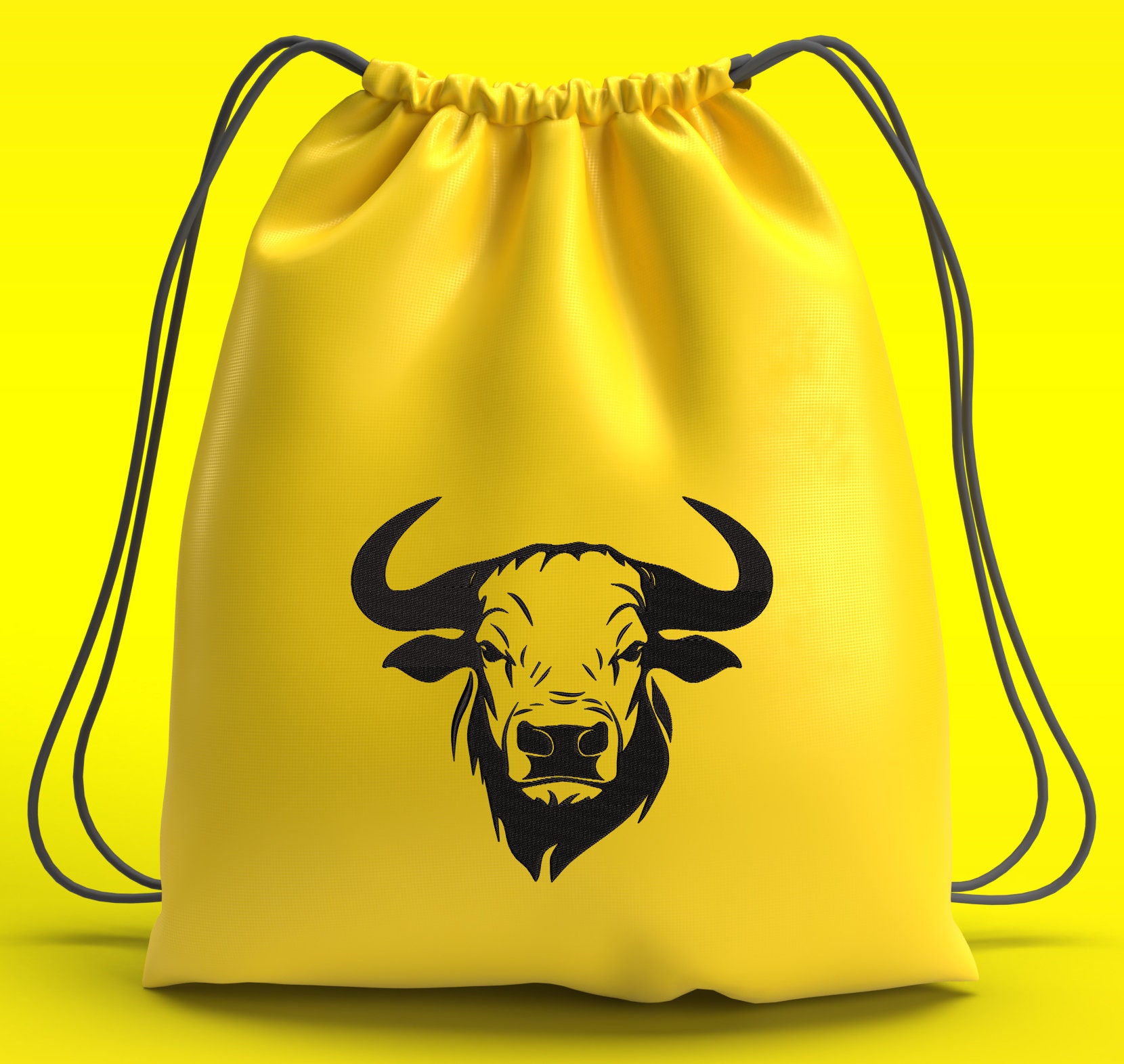 Buffalo Machine Embroidery Design - Etsy