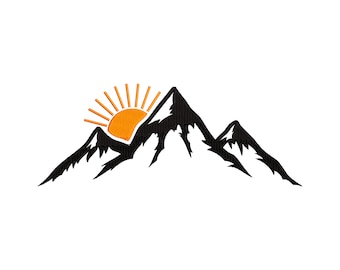 Mountains Machine Embroidery Design