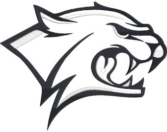 Puma Embroidery Design, Pattern in 6 size