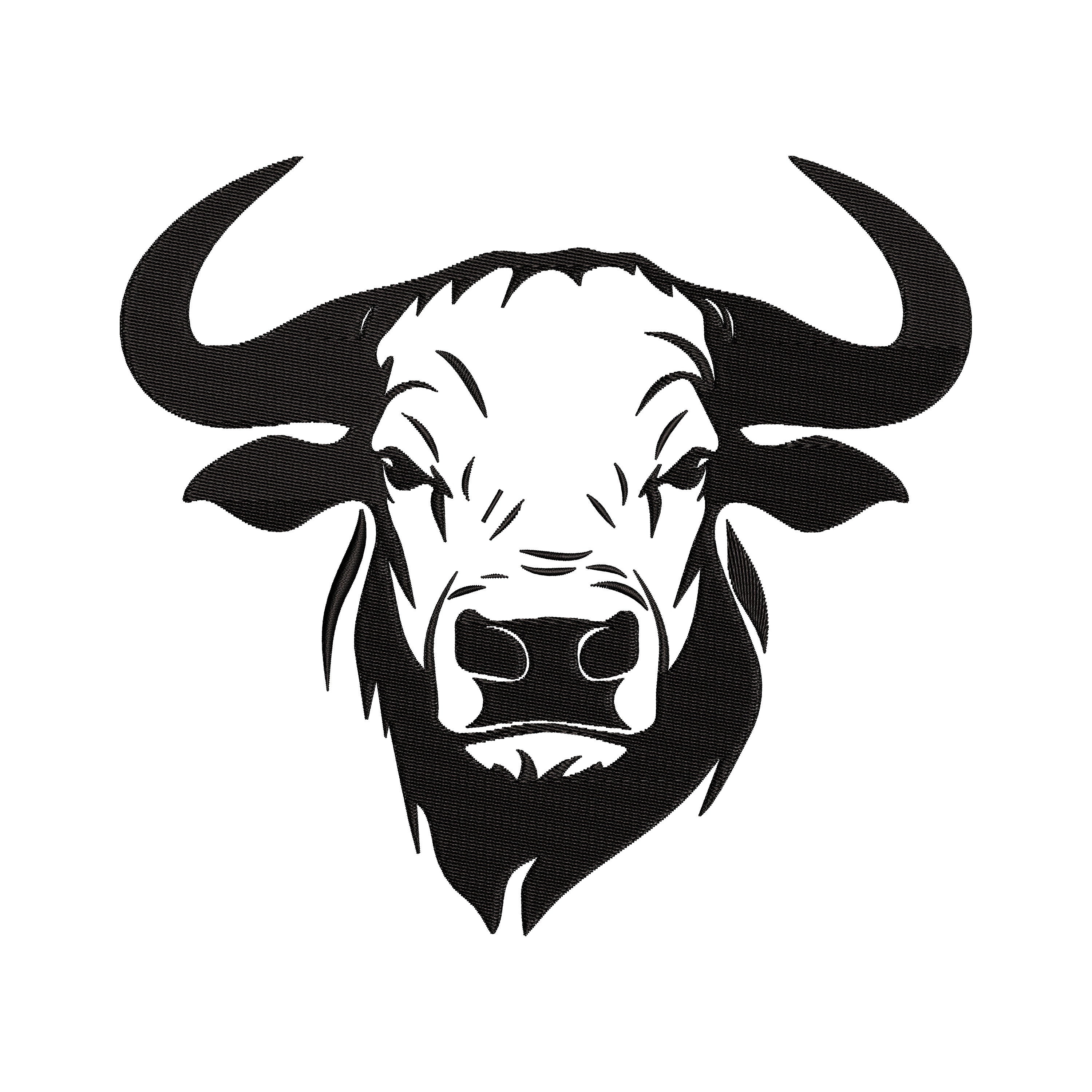 Buffalo Machine Embroidery Design