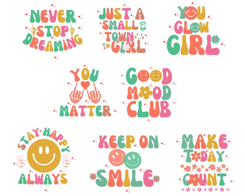 Groovy SVG Retro SVG Boho Hippie SVG Groovy Quote Svg Groovy Summer Svg ...