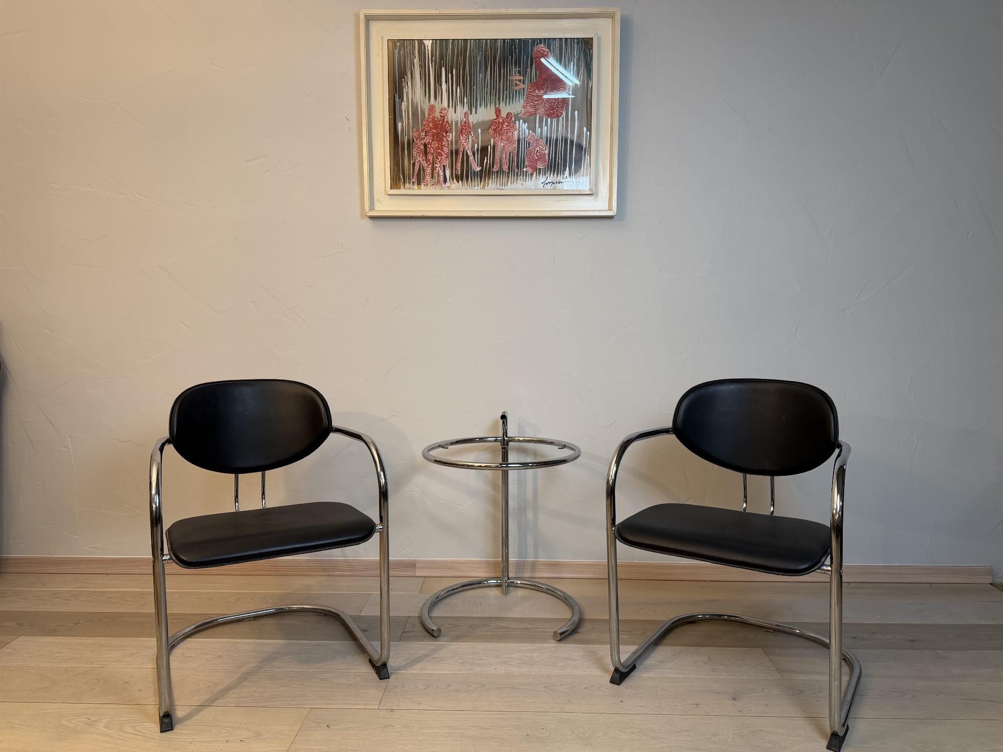 80’s Effezeta社製　カンチレバーハイチェア Effezeta chairs - Etsy 日本