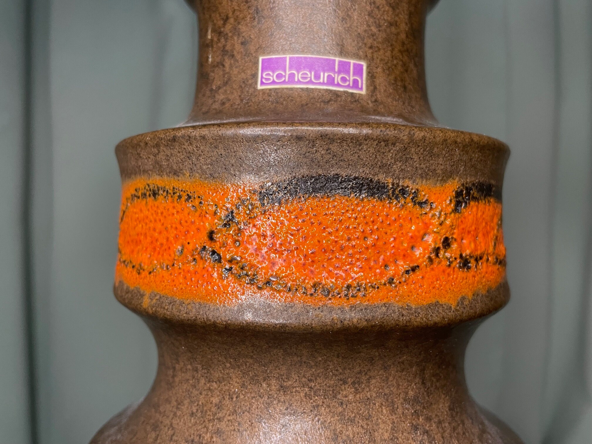 Fat Lava Scheurich Vase 267-25. West Germany Pottery. - Etsy